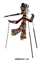 藏品(皮影戲偶—女文丑)的圖片